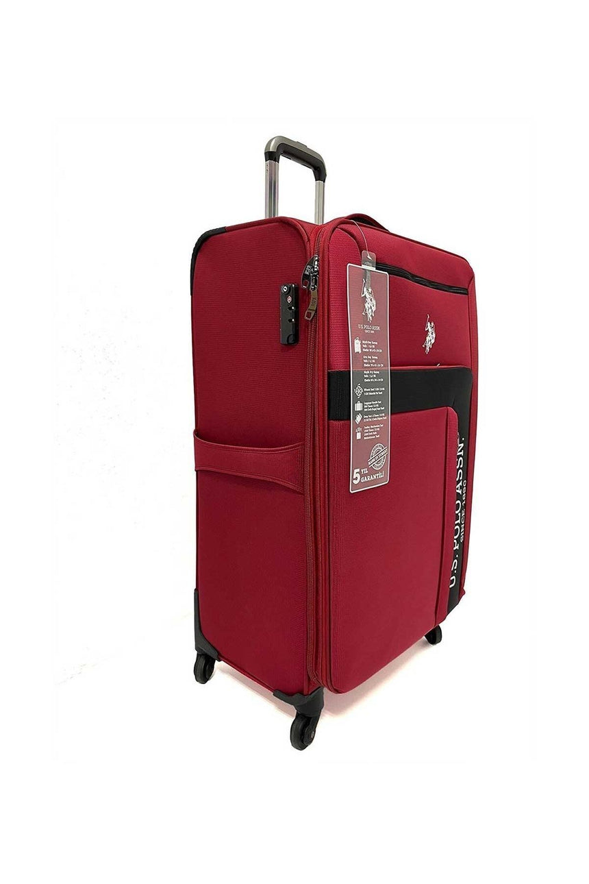 Us Polo Assn Orta Boy Kumaş Valiz Renkli