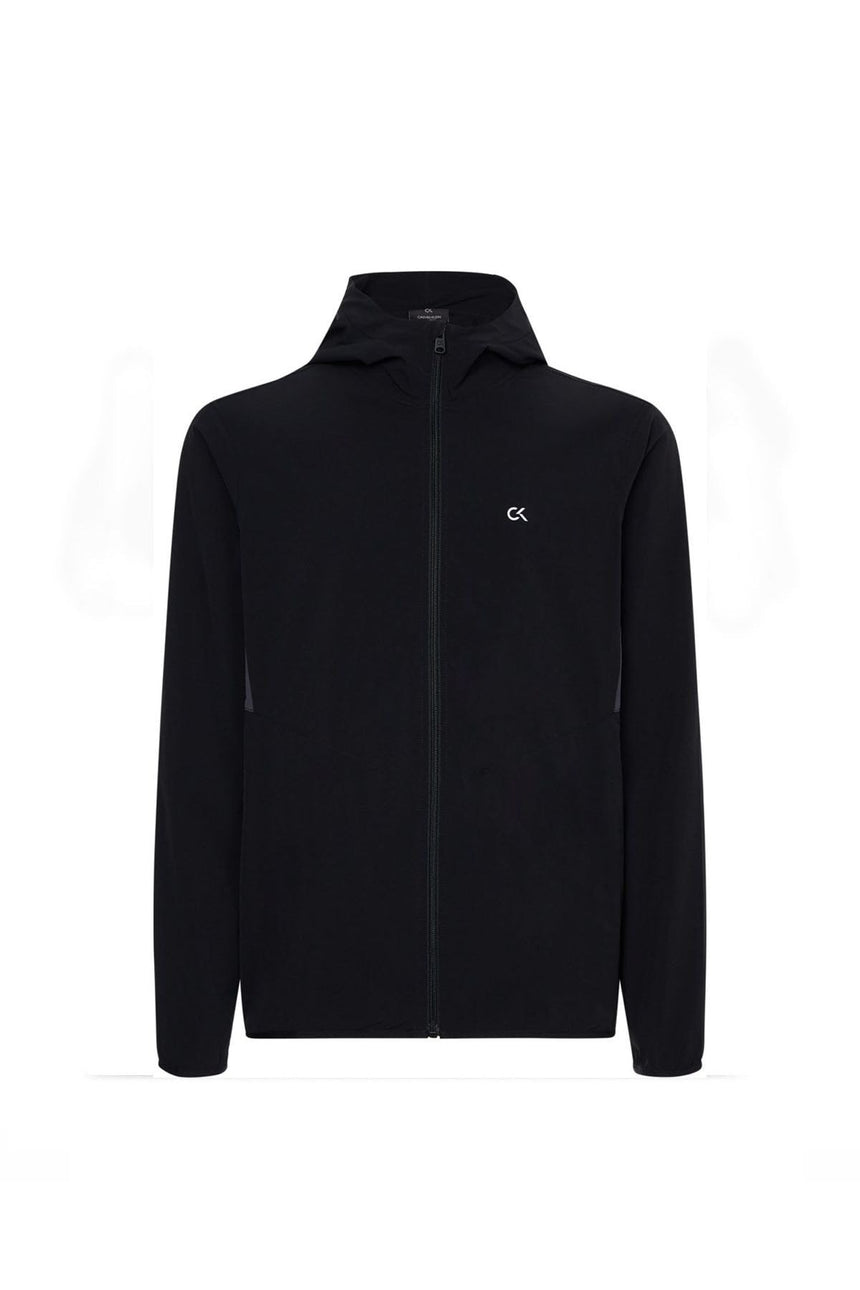 Calvin Klein Erkek Windjacket - Uzun Kol Yağmurluk Black - Periscope