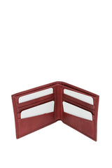 Grande Çıkarılabilir Kartlıklı Erkek El Portföyü Crazy Bordo