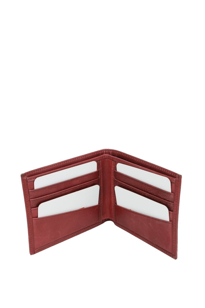 Grande Çıkarılabilir Kartlıklı Erkek El Portföyü Crazy Bordo