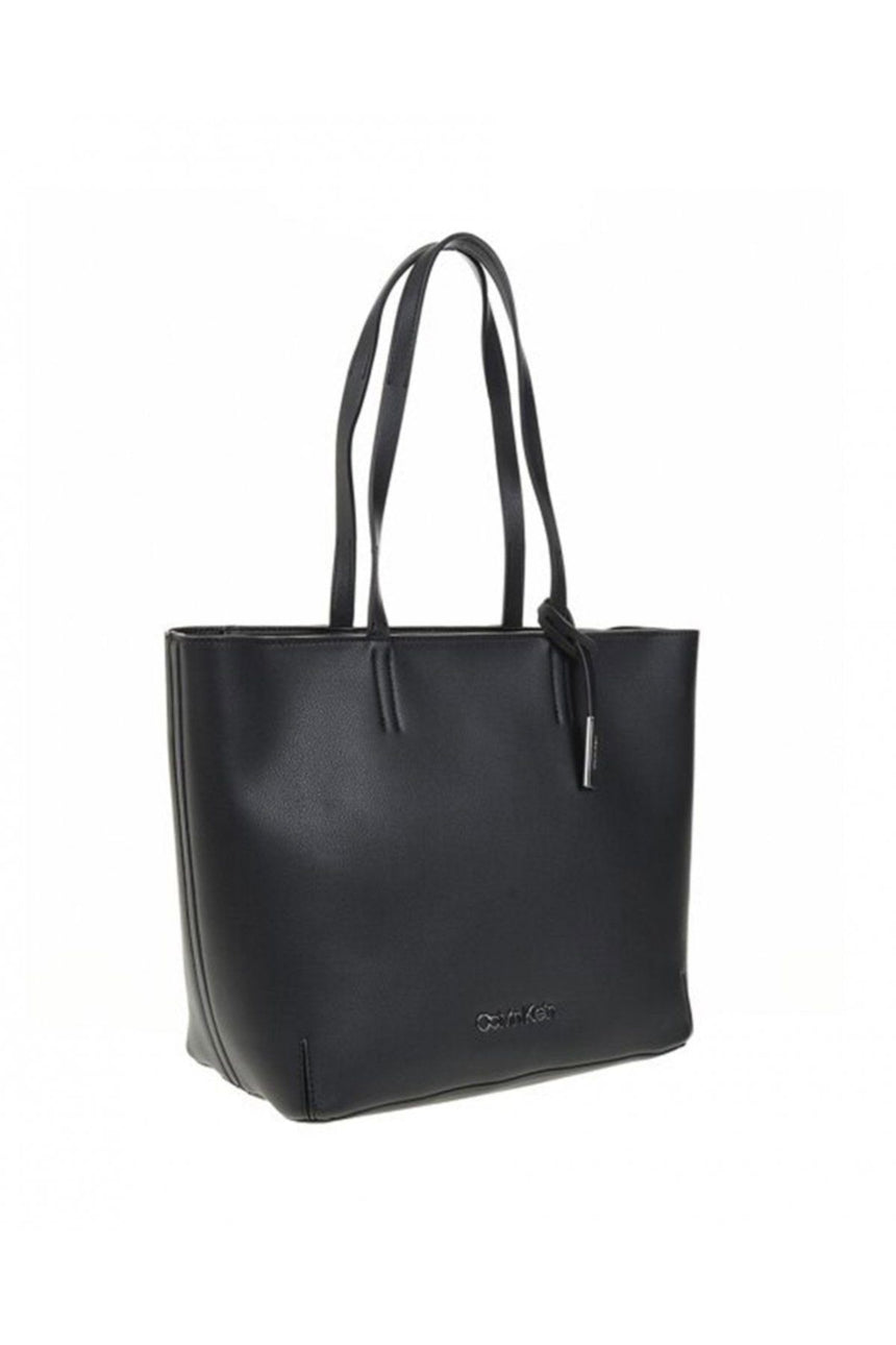 Calvin Klein Stitch Ew Shopper Kadın Kol Çantası Black