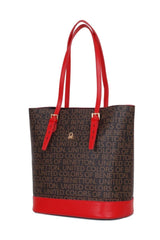 Benetton Mono Kadın Omuz Çantası Kahve - Kırmızı