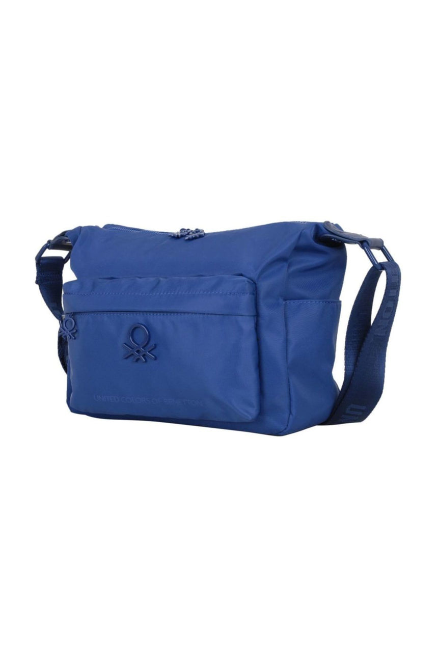 Benetton Çok Gözlü Çapraz Askılı Kadın Çantası Lacivert