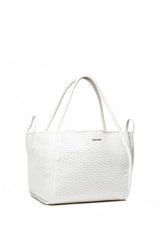 Calvin Klein Calvin Resort Carry All Bag Mesh Kadın Omuz Çantası Ck White