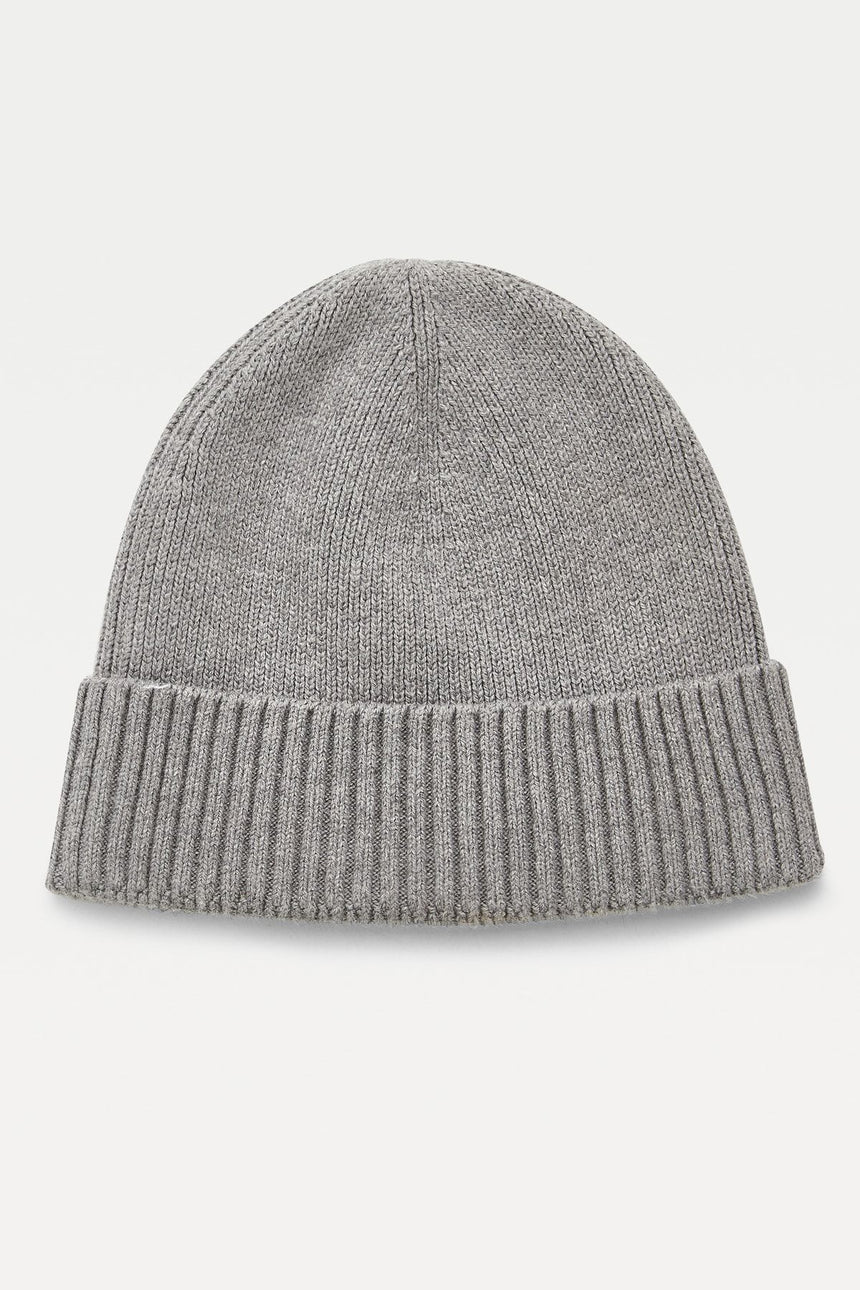 Tommy Hilfiger Pima Cotton Beanie Erkek Bere Grey