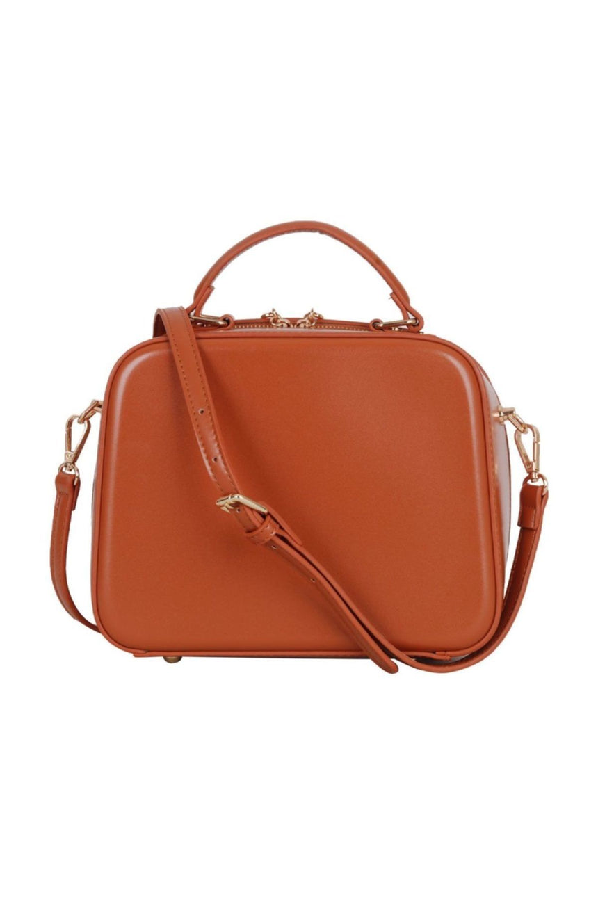 Benetton Vintage Kadın El Çantası Camel