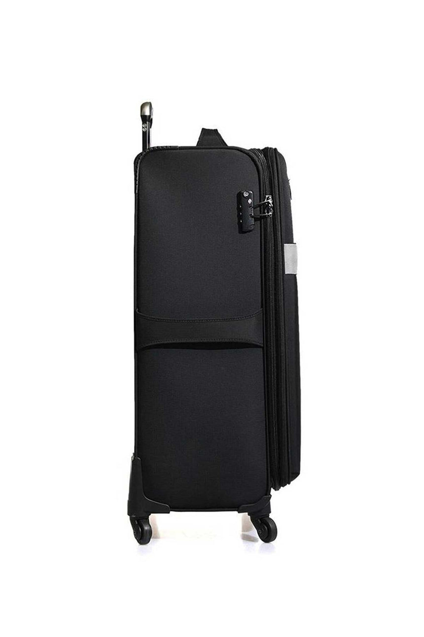 Us Polo Assn Orta Boy Kumaş Valiz Siyah