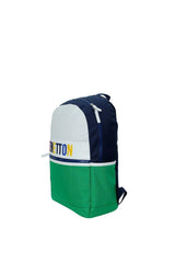 Benetton Ön Cepli Sırt Çantası Lacivert - Yeşil