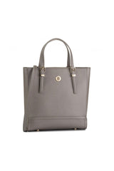 Tommy Hilfiger Honey Med Workbag Metallic Kadın El Çantası Grey
