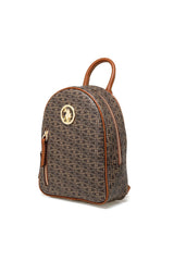 U.s Polo Assn. Ön Cepli Kadın Sırt Çantası Kahve - Taba