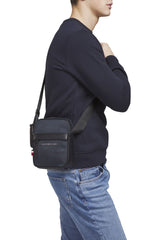 Tommy Hilfiger Elevated Nylon Mini Reporter Çapraz Askılı Erkek Çantası Navy Blue