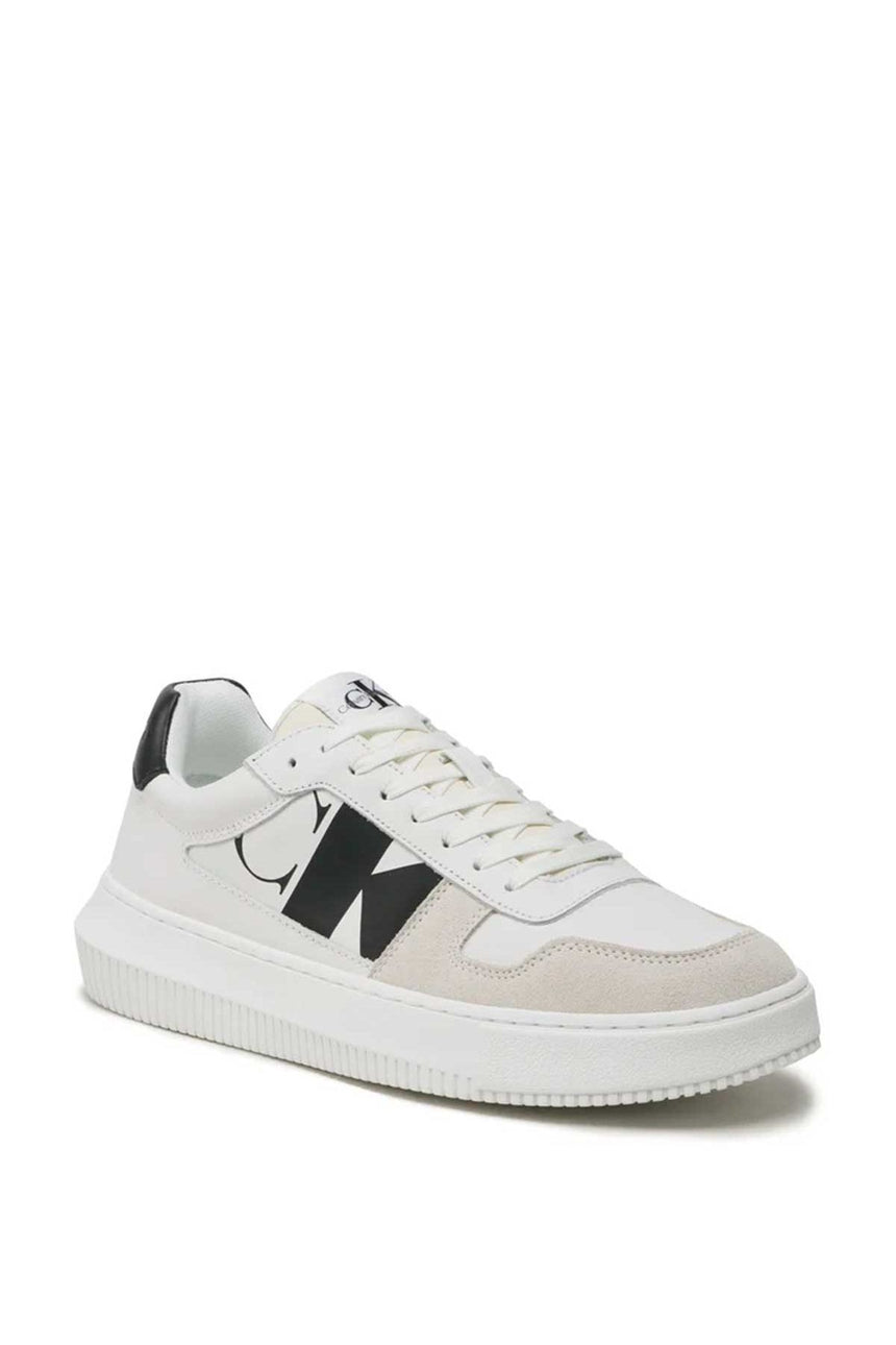 Calvin Klein Chunky Sole Erkek Sneaker Bright White/Creamy White/Black
