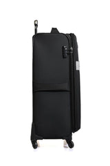 Us Polo Assn Büyük Boy Kumaş Valiz Siyah