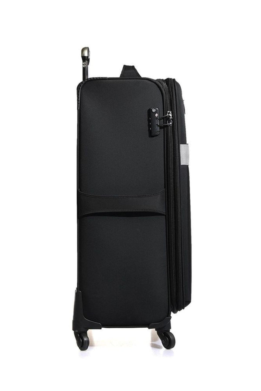 Us Polo Assn Büyük Boy Kumaş Valiz Siyah