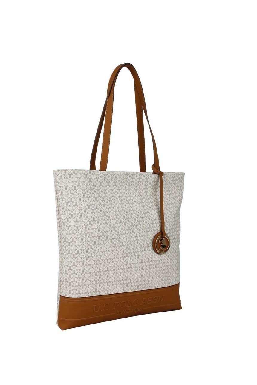 U.s Polo Assn. Kadın Omuz Çantası Bej - Taba