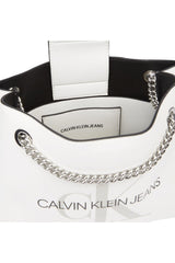 Calvin Klein Ckj Sculpted Mono Kadın Omuz Çantası Bright White