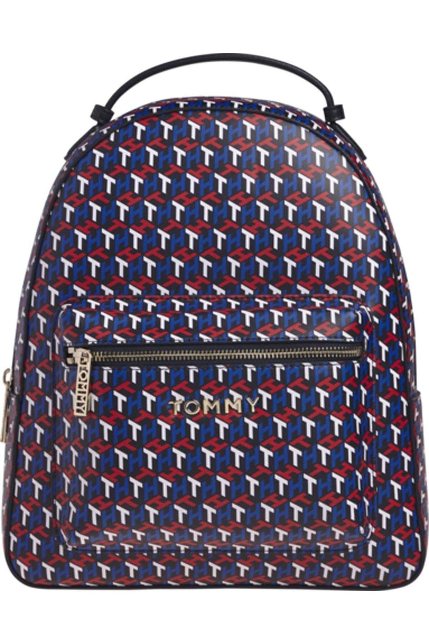 Tommy Hilfiger Iconic Tommy Backpack Mono Kadın Sırt Çantası Arizona Red