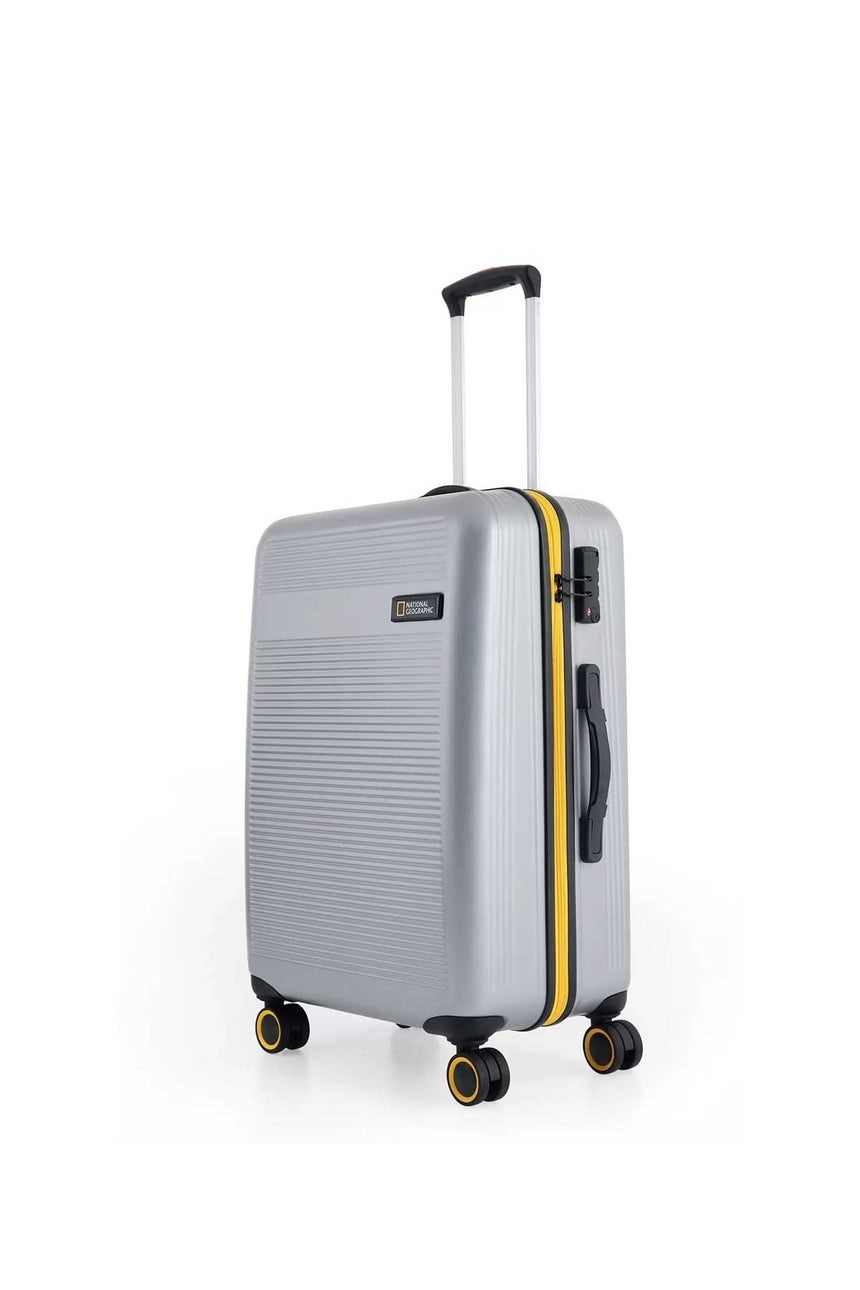 National Geographic 65 Cm Valiz Gümüş