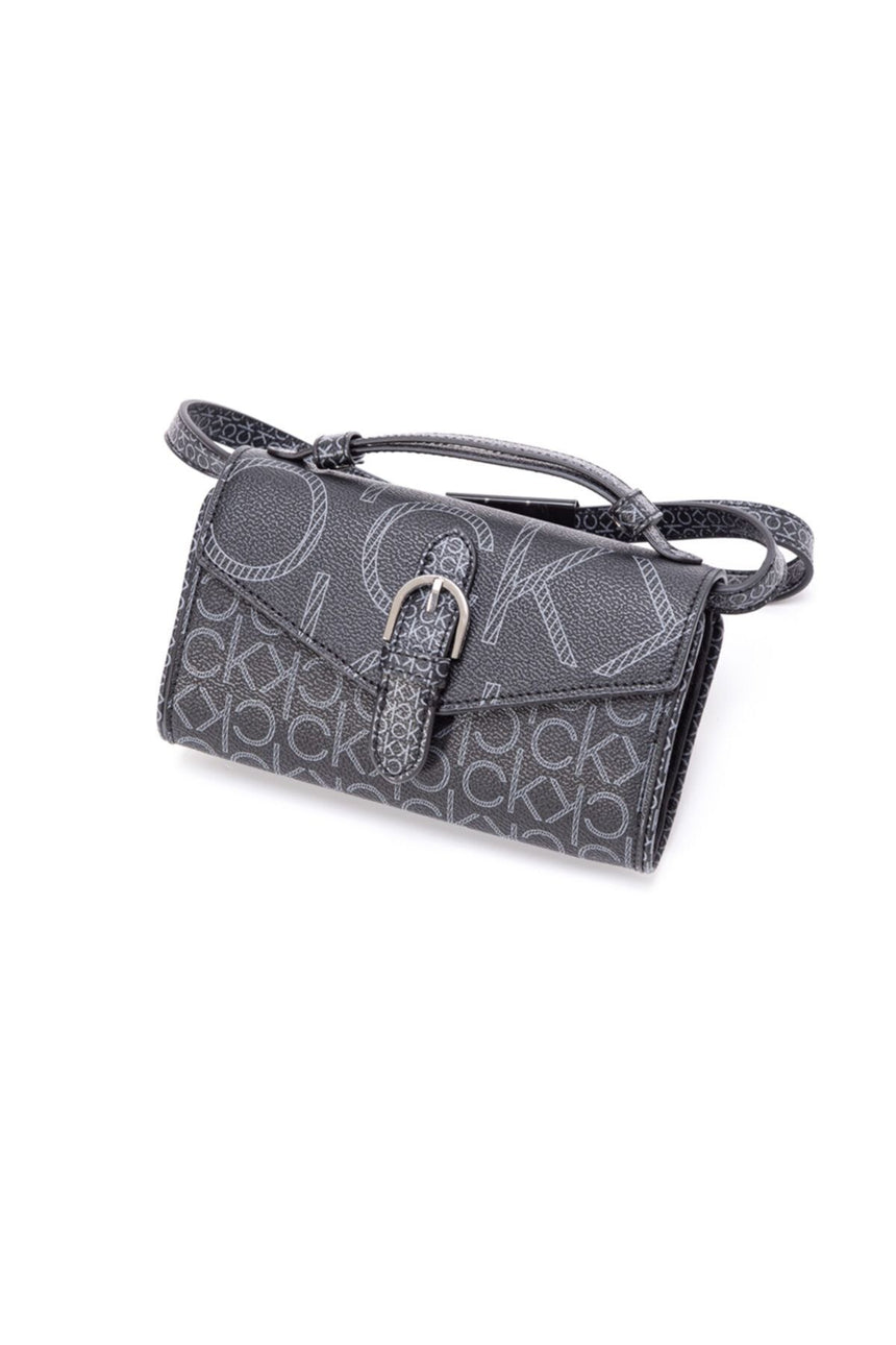 Calvin Klein Mono Scale Çapraz Askılı Kadın Çantası Black