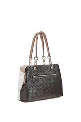 Guess Chic Shine Lrg Grlfr Kadın Omuz Çantası White Multi