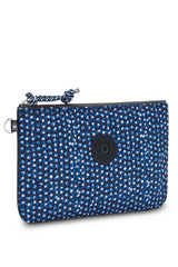 Kipling Casual Pouch Style-it Kadın Makyaj Çantası Printed Note Bl