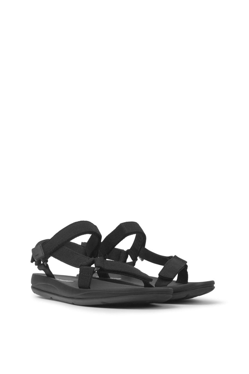 Camper Match Kadın T-Strap Sandalet Siyah