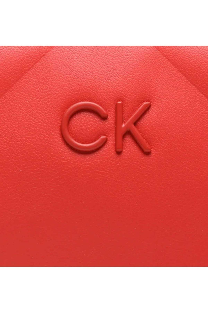 Calvin Klein Re-Lock Quılt Çapraz Askılı Kadın Çantası Red