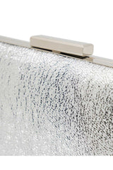 Axpe Bombeli Abiye Çanta Gümüş