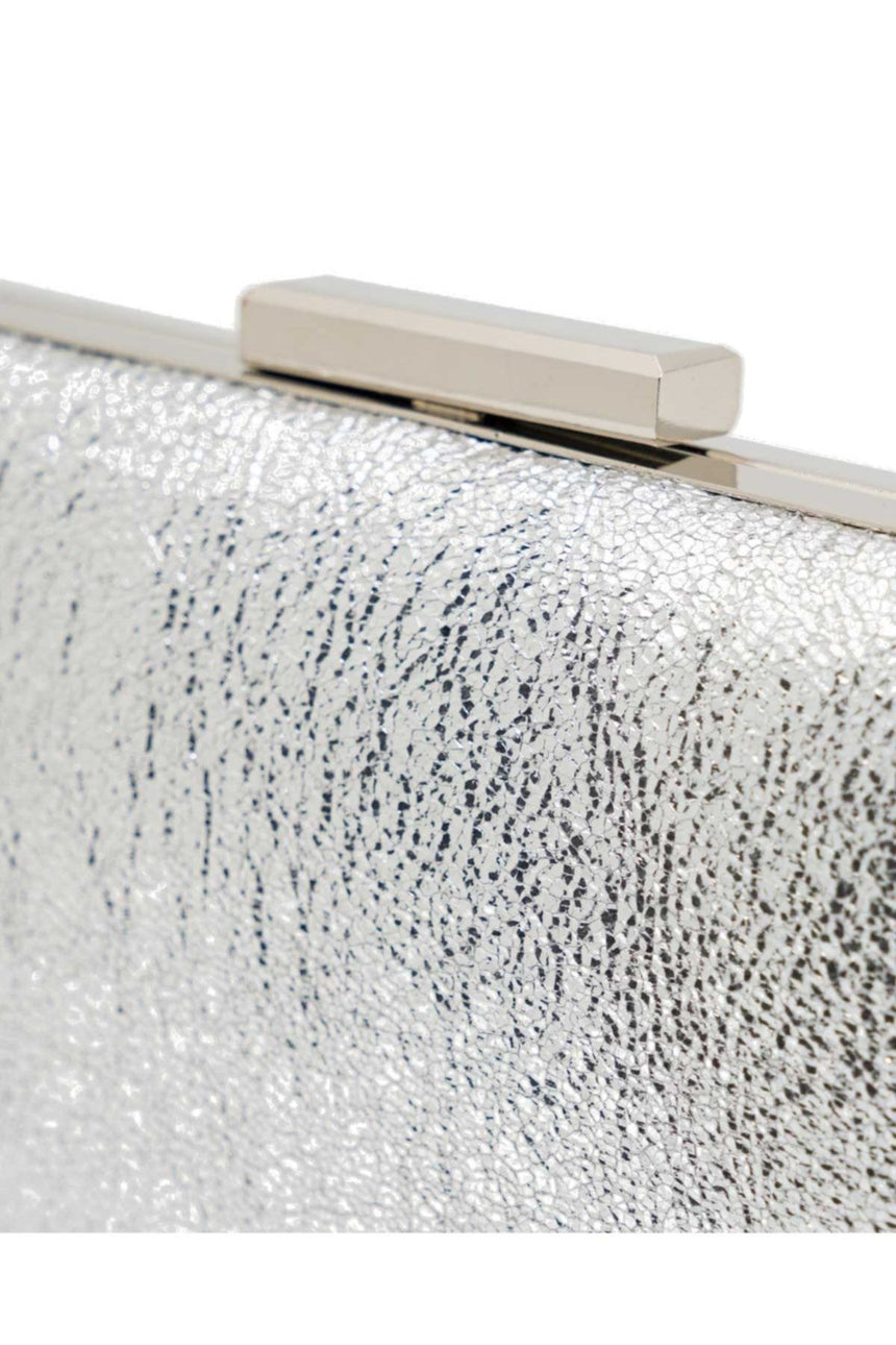 Axpe Bombeli Abiye Çanta Gümüş