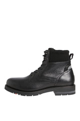 Tommy Hilfiger Erkek Warm Corporate Mix Lace Boot - Bot Black