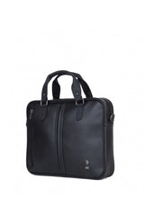 Us Polo Assn Metal Logo Evrak Çantası Siyah