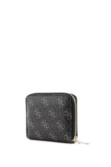 Guess Kamryn Slg Small Zip Kadın Cüzdanı Coal Multi