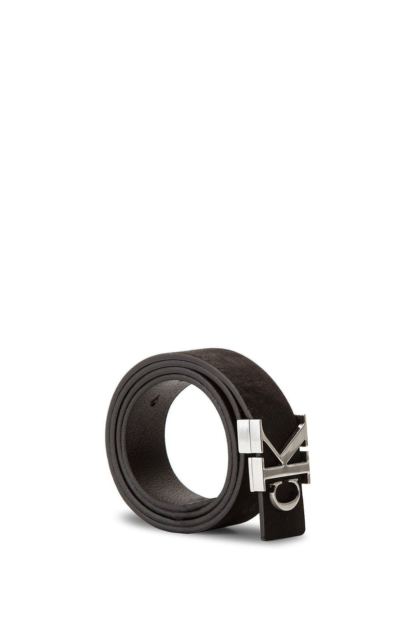 Calvin Klein J Monogram Leather 90 cm Kadın Kemer Black