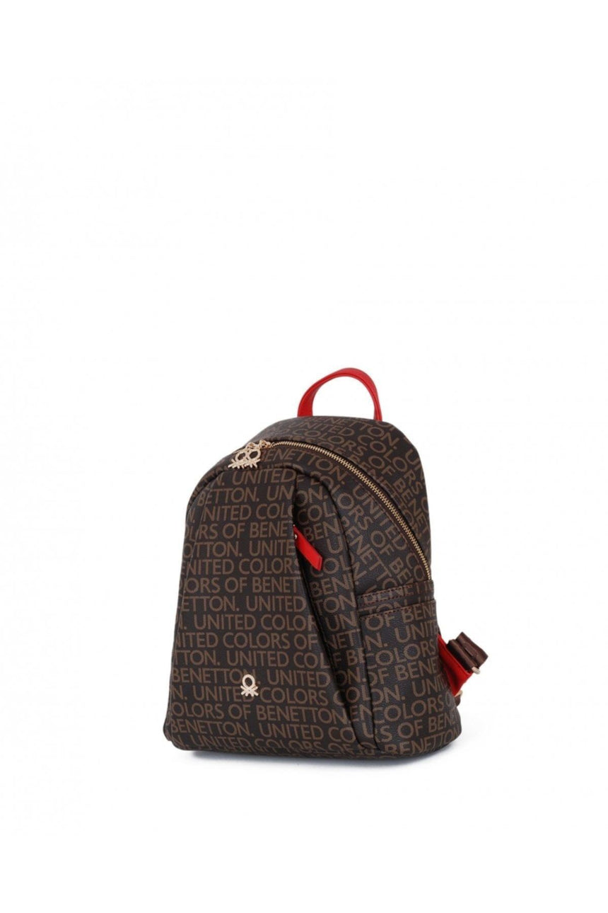 Benetton Mono Kadın Sırt Çantası Kahve - Bordo