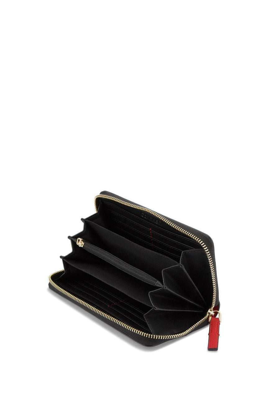 Calvin Klein Step Up Large Ziparound Kadın Cüzdanı Red Rock