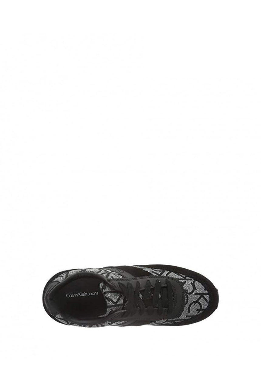 Calvin Klein Tea Metallic Jacquard Kadın Sneakers Siver - Black