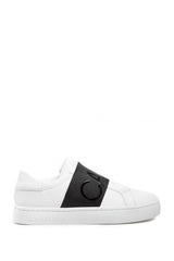 Calvin Klein Cupsole Slipon Elastic Lth Kadın Sneakers Bright White