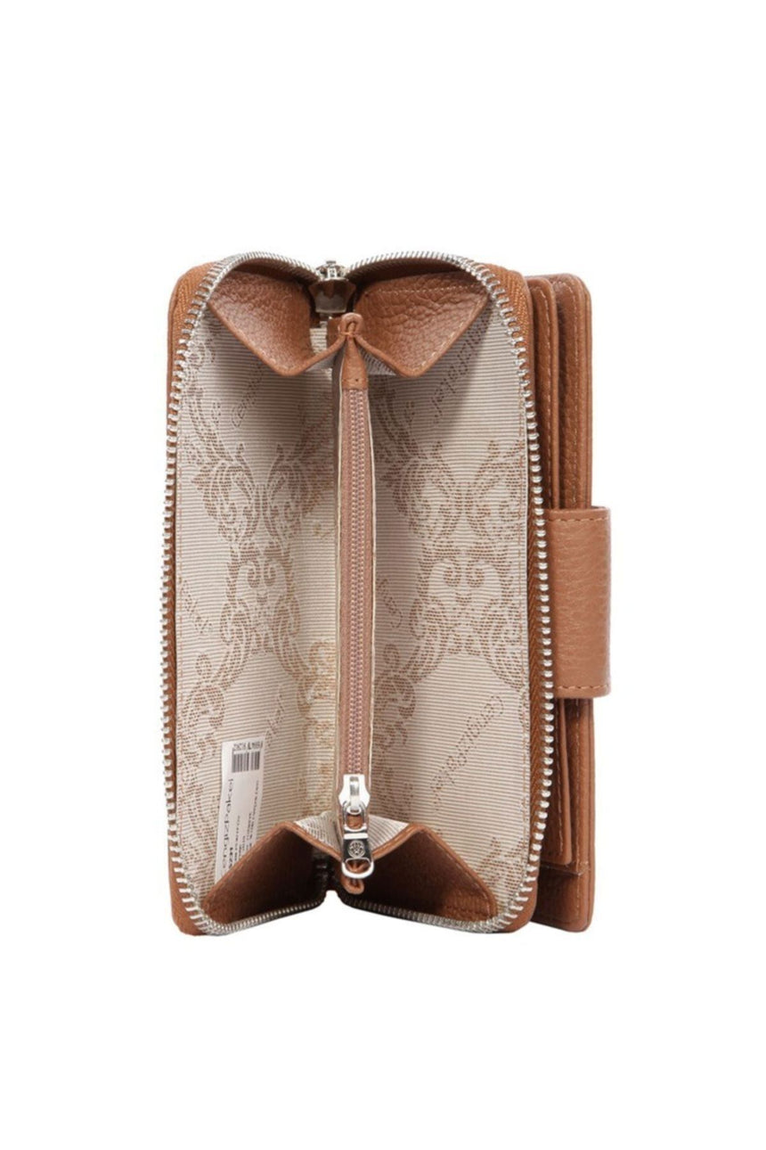 Cengiz Pakel Çok Gözlü Kadın Cüzdanı Taba