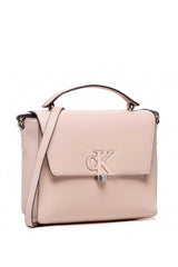 Calvin Klein Minimal Monogram Mini Top Handle Kadın Askılı Omuz Çantası Pale Conch Shell