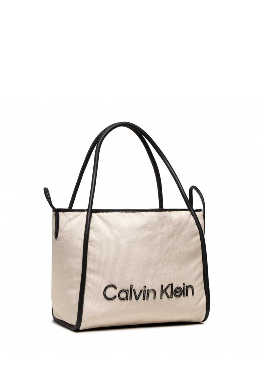 Calvin Klein Calvin Resort Carry All Bag Cnvs Kadın Omuz Çantası Sand