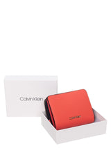 Calvin Klein Sided Ziparound Md W Flap Kadın Cüzdanı Coral