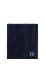 Calvin Klein Basic Rib Erkek Atkı Ve Bere Takımı Dark Navy
