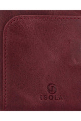 Isola Kai Erkek Hakiki Deri Cüzdan Bordo