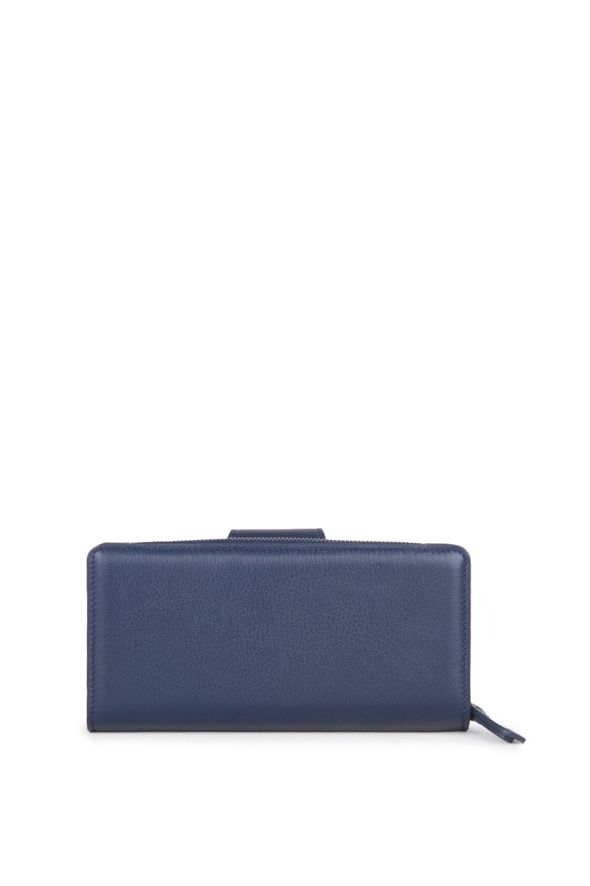 Grande 3 Blok Kadın El Portföyü Lacivert