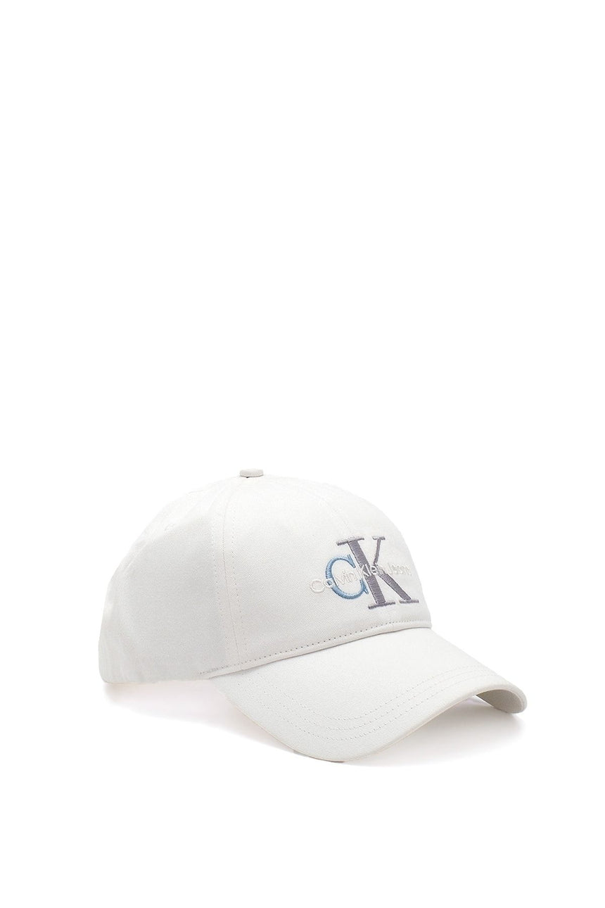 Double Embroidery Kadın Şapka Beyaz