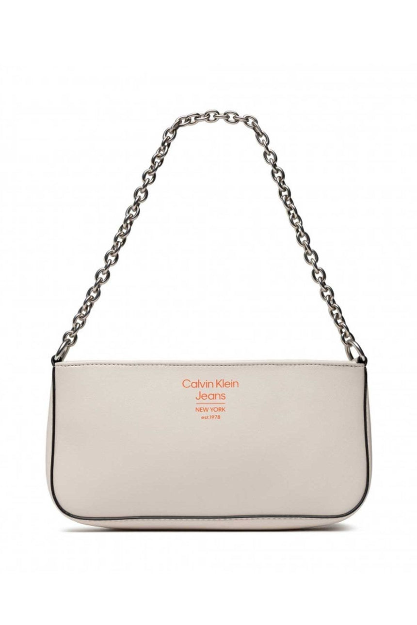 Calvin Klein Sculpted Soulder Pouch Beige