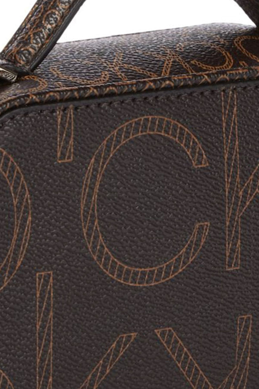 Calvin Klein Toberka Damska Çapraz Askılı Kadın Çantası Brown Mono