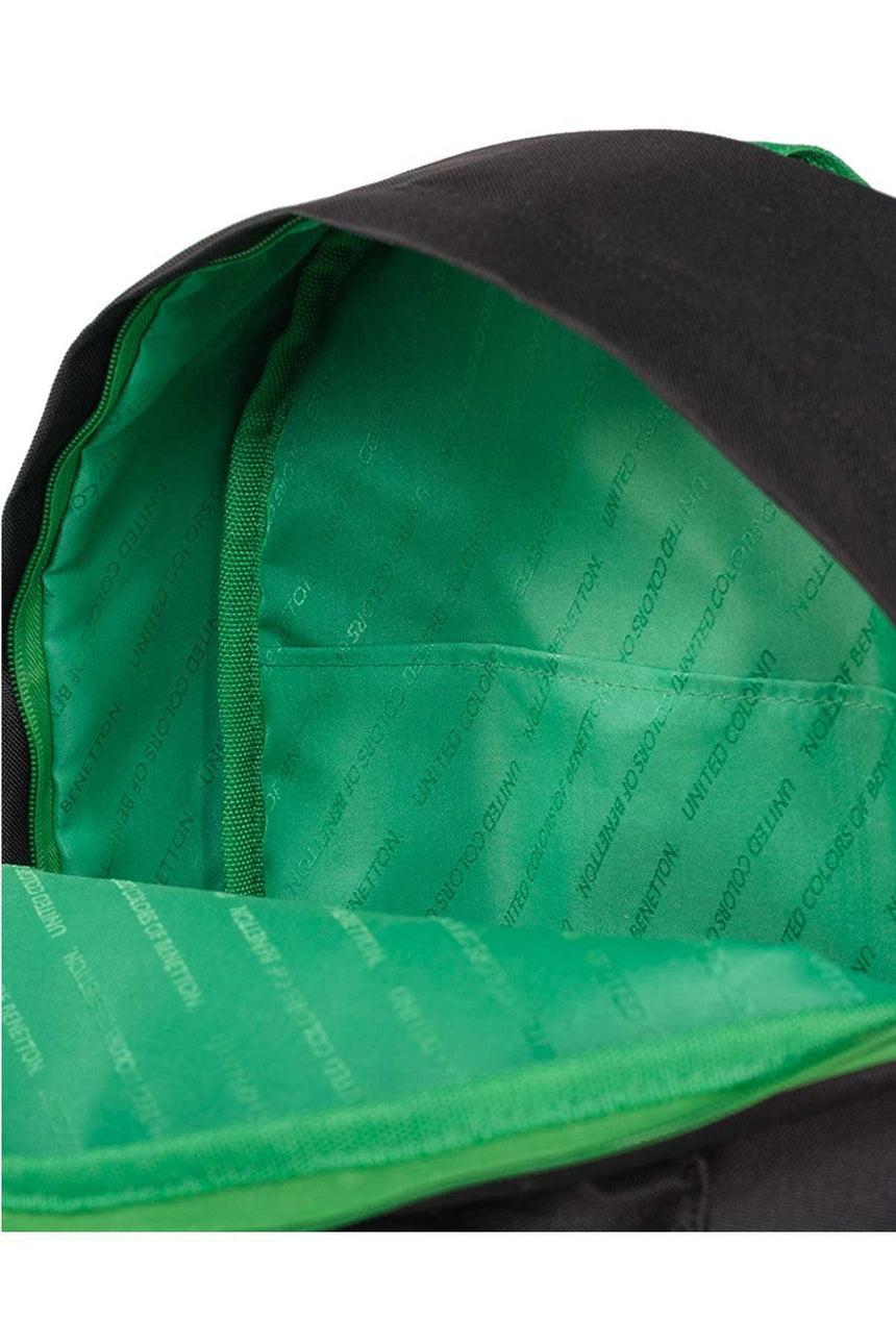 Benetton United Colors Çift Bölmeli Sırt Çantası Siyah