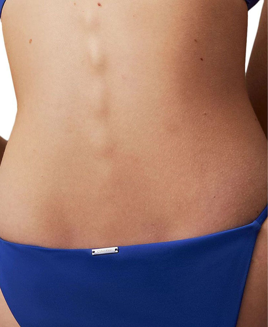Calvin Klein String Side Tie Bikini Altı Blue