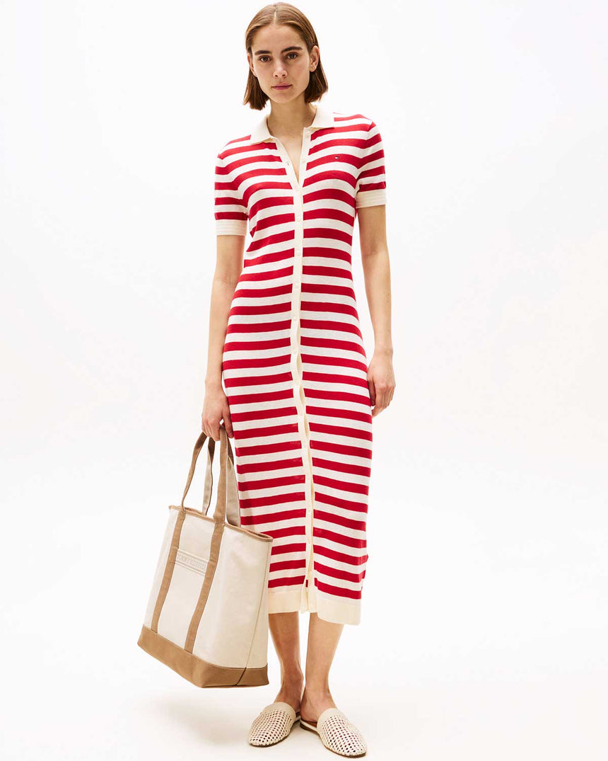 Tommy Hilfiger Summer Canvas Omuz Çantası Safari Canvas